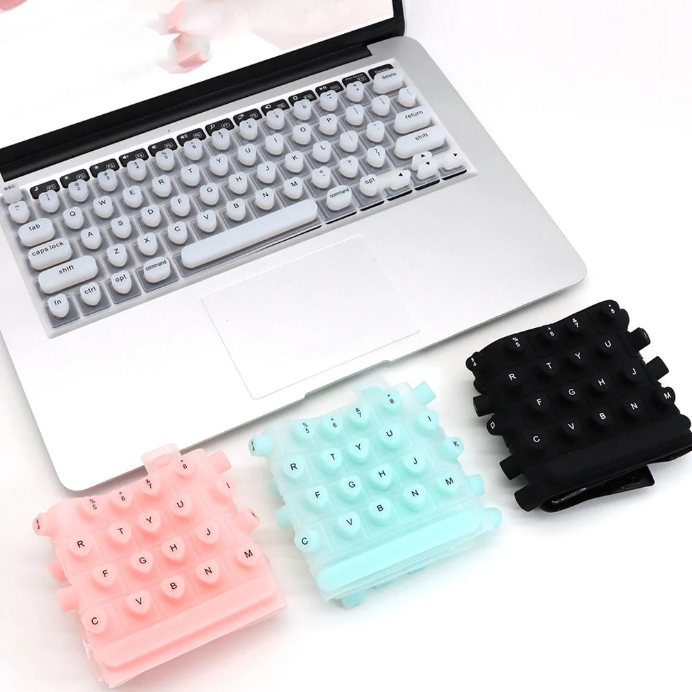 1Pc Silicone Keyboard Protector Cover for Long Nails, Scratch-Resistant, Easy Typing & Cleaning Accessory